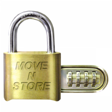 Resettable Combination Brass Padlock
